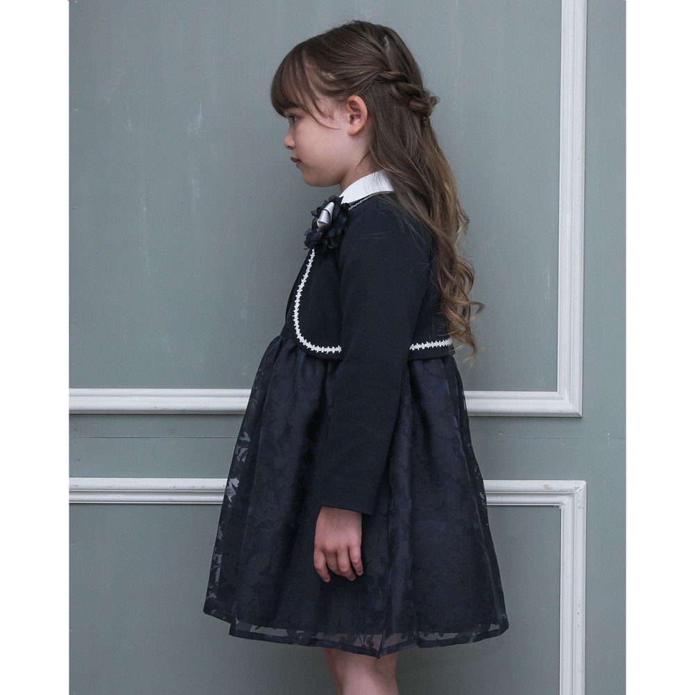 子供服べべの公式通販サイト Bebe Mall フォーマル 日本製 オーガンジー フラワー レース フレア ワンピース ドレス 110 130cm 130cm ネイビー系 Fomal ベベ モール オフィシャルオンラインストア 子供服べべの公式通販サイト Bebe Mall フォーマル 日本製 オーガンジー フラワー レース フレア ワンピース ドレス 110 130cm 130cm ネイビー系 Fomal ベベ モール オフィシャルオンラインストア