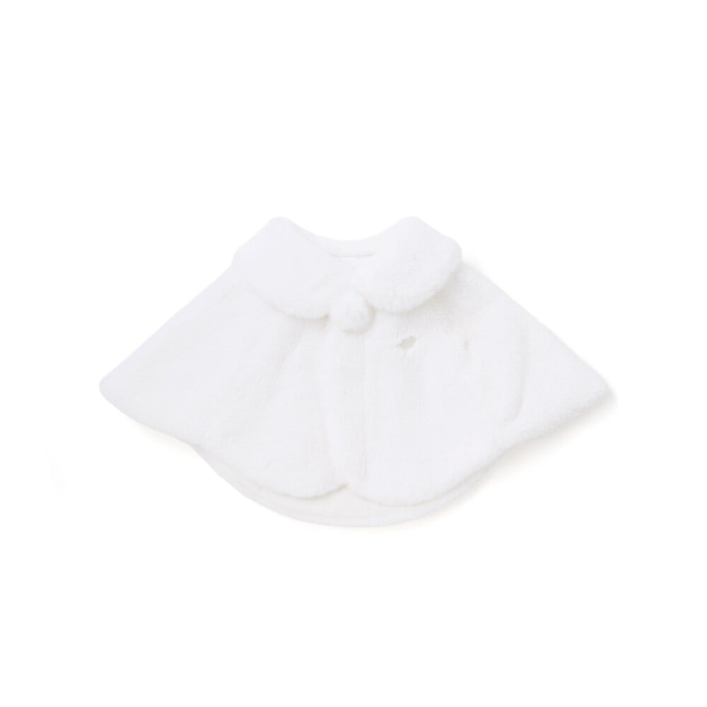 ファースカラップケープ(60~90cm) ホワイト ワンサイズ