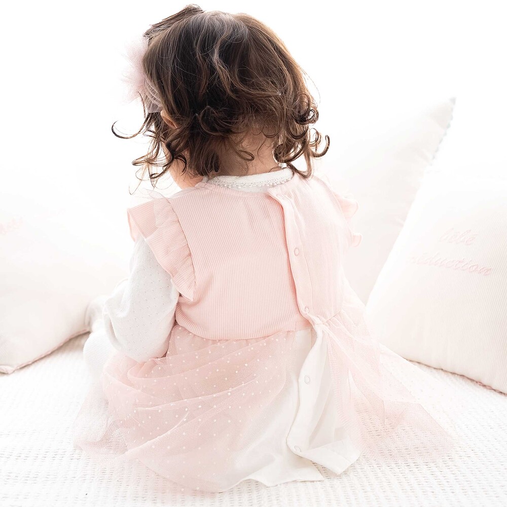 テレコドットラメチュールチュニック(70~90cm) ベージュ ワンサイズ