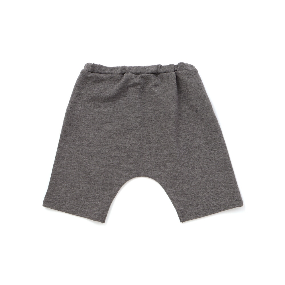 杢インレイワッペン付きパンツ(70~90cm) グレー S(70-80cm)