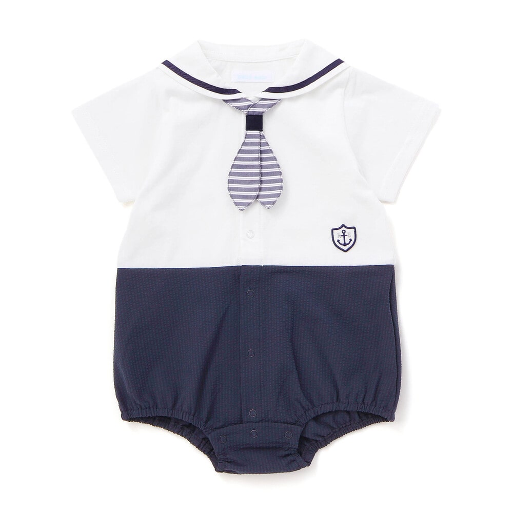 【お揃い】天竺マリンボディミニベビー(70~80cm) ネイビー系 70cm