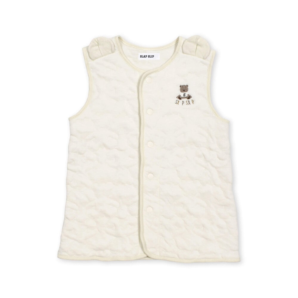 お揃い】クマさんシルエットキルトスリーパーベビー(ﾜﾝｻｲｽﾞ オフ