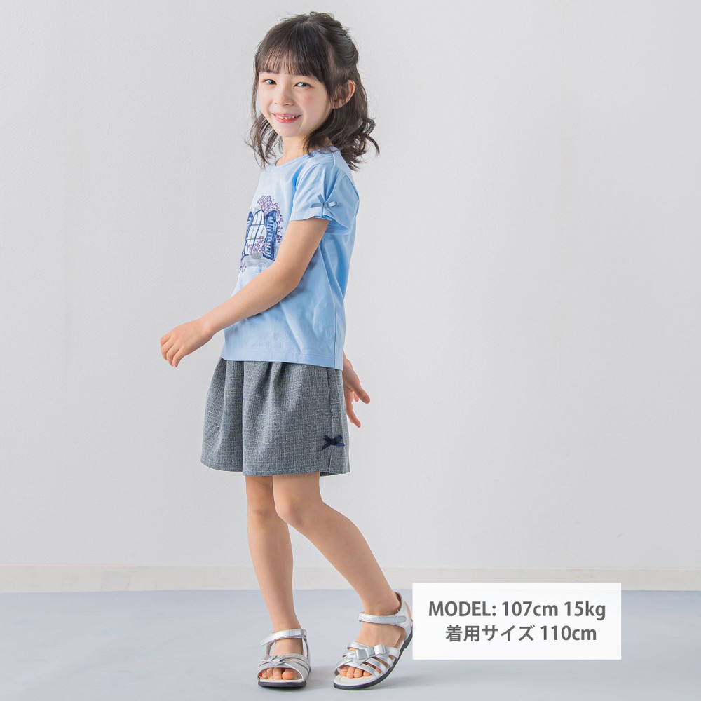 女の子ショートパンツ 70 女の子パンツ ネイビー