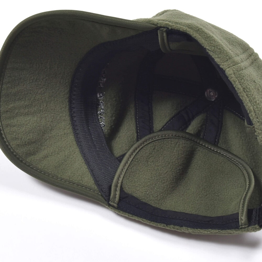 フリースロゴ刺しゅうフライトキャップ(50~54cm) グリーン S(50-52cm)