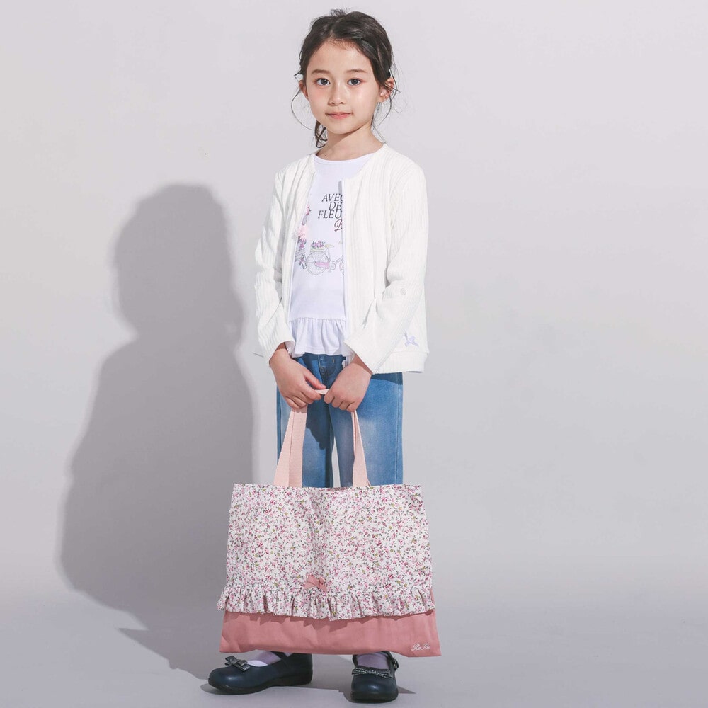フリルレッスンバッグ(ワンサイズ ピンク系): グッズ【べべ