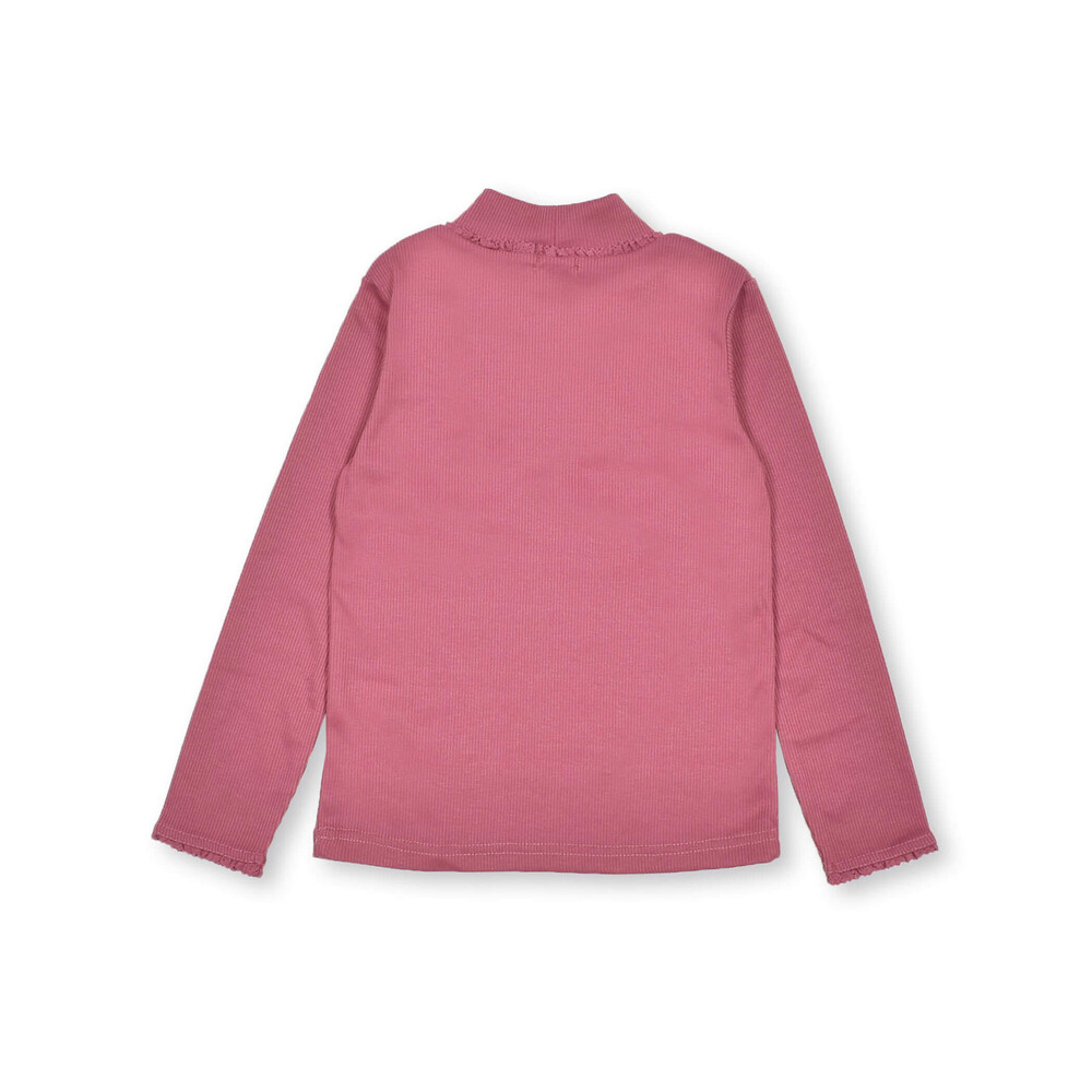 テレコプチハイネックTシャツ(90～150cm)(90cm ピンク
