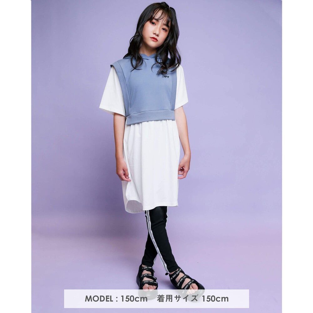 レイヤードフウ フード付き 半袖 ワンピース 130 160cm 130cm ブラック ワンピース 子供服べべの公式通販サイト Bebe Mall レイヤードフウ フード付き 半袖 ワンピース 130 160cm 130cm ブラック ワンピース 子供服べべの公式通販サイト Bebe Mall