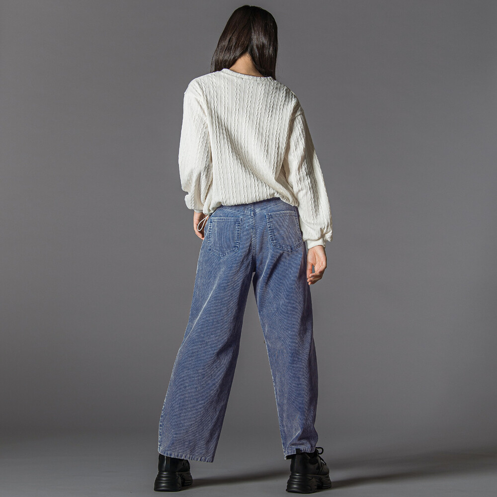 コーデュロイボトム(130~160cm) ブルー 130cm