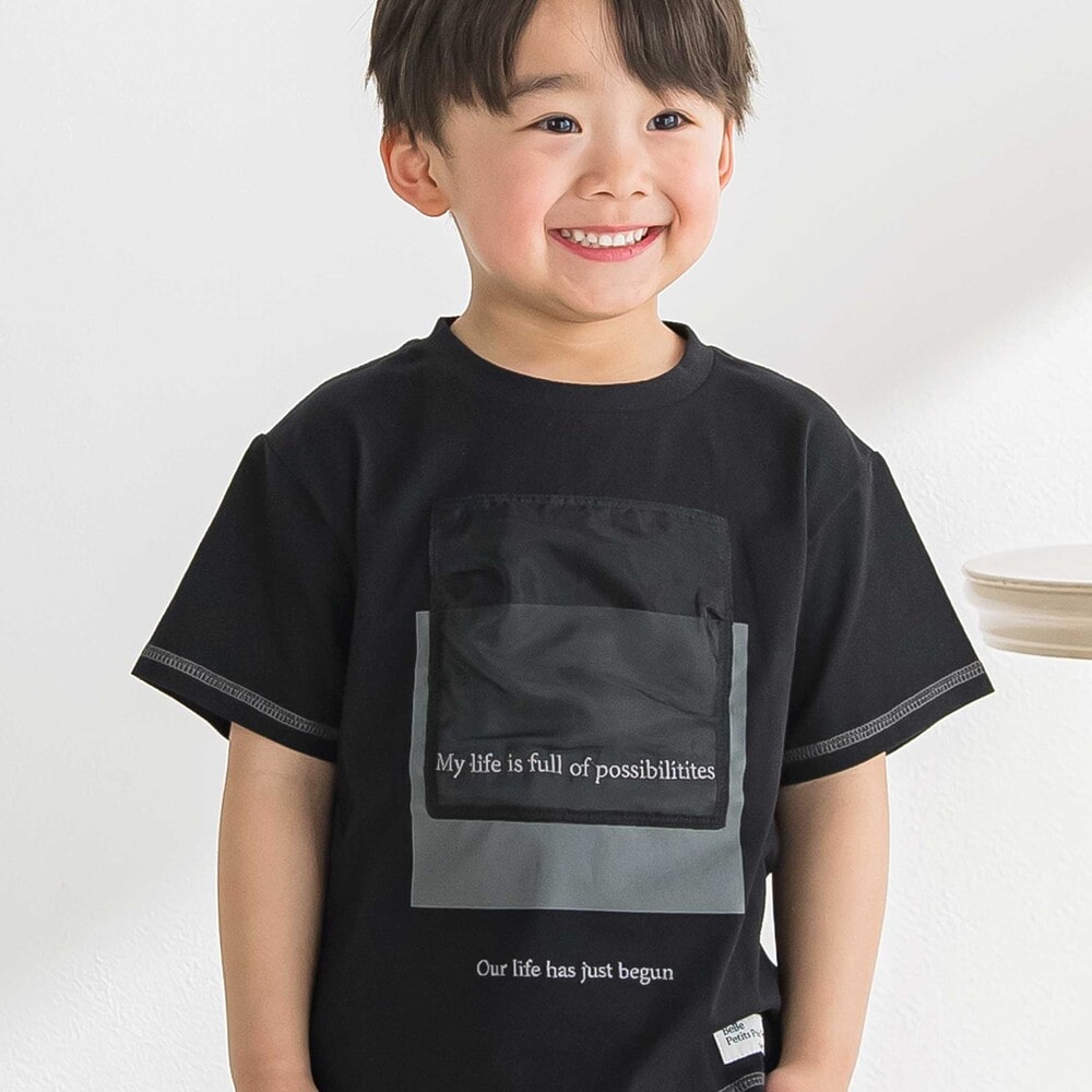 オーガンジーポイントTシャツ(95~160cm) ホワイト 160cm