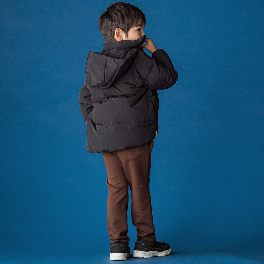 袖・フードタ取り外しダウンジャケット(110~160cm) ブルー 110cm