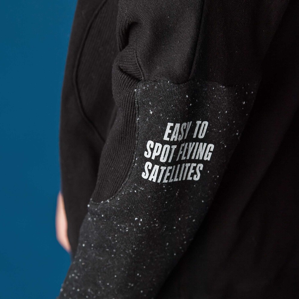 円形切り替えBIG裏毛トレーナー(100~160cm) グレー 110cm