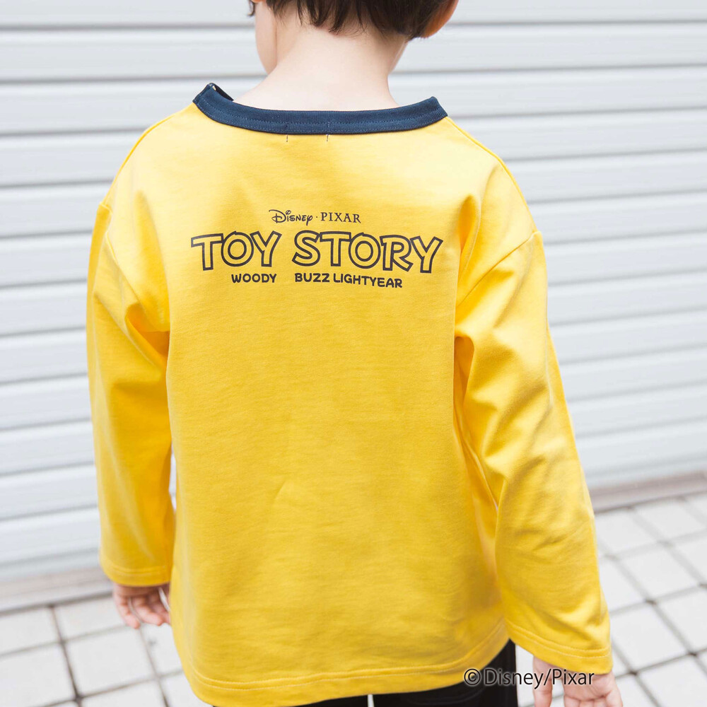 【TOY STORY】バックロゴビッグTシャツ(90~160cm) ブラック 110cm