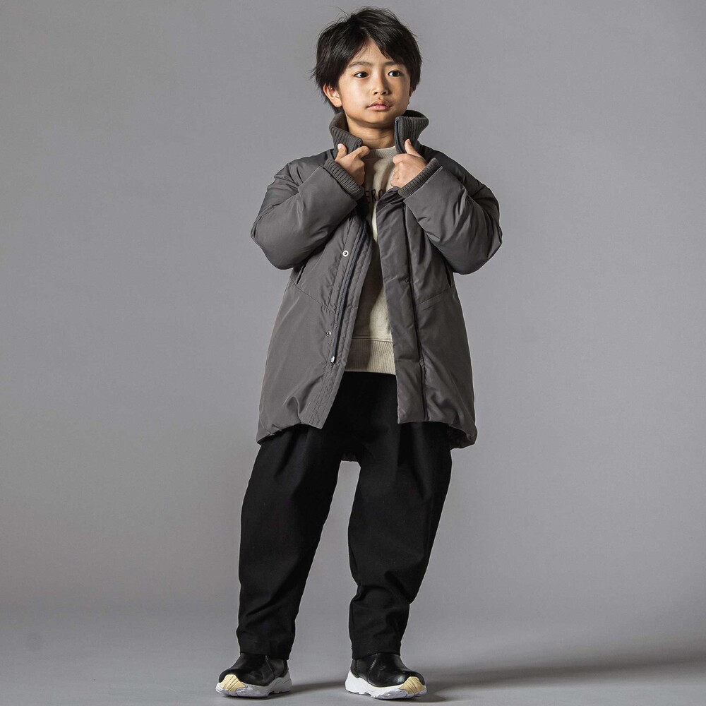 中綿タフタモンスターコート親子お揃い(95~140cm) グレー S(95-110cm)