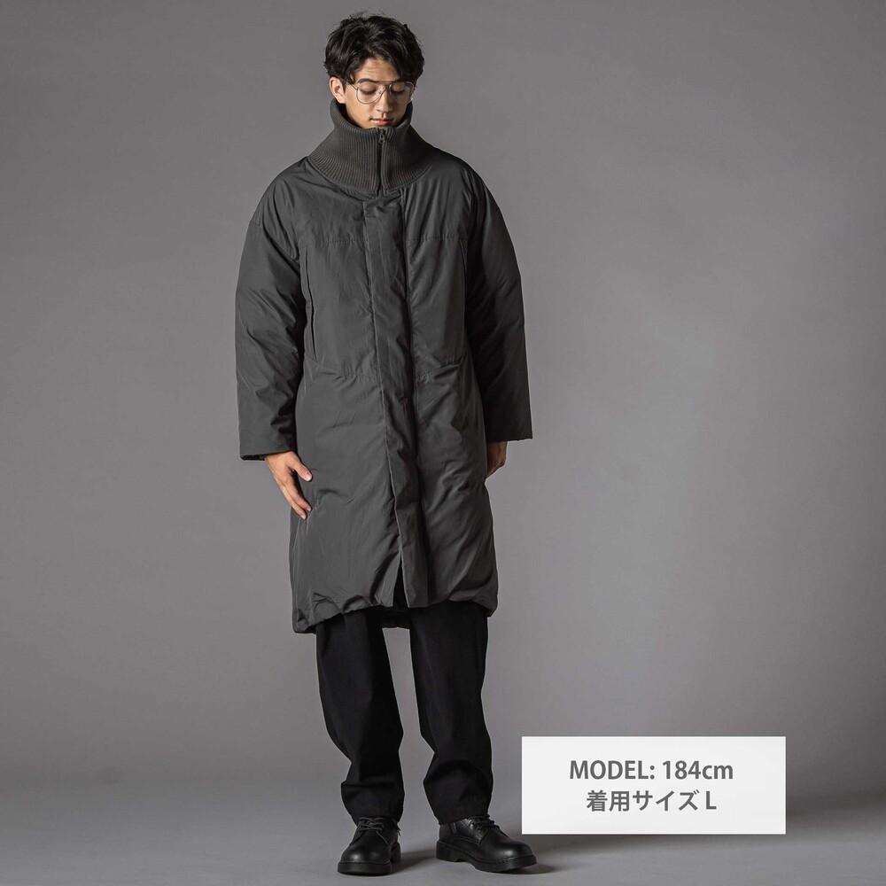 中綿タフタモンスターコート大人親子お揃い(145~175cm) グレー M(145-160cm)