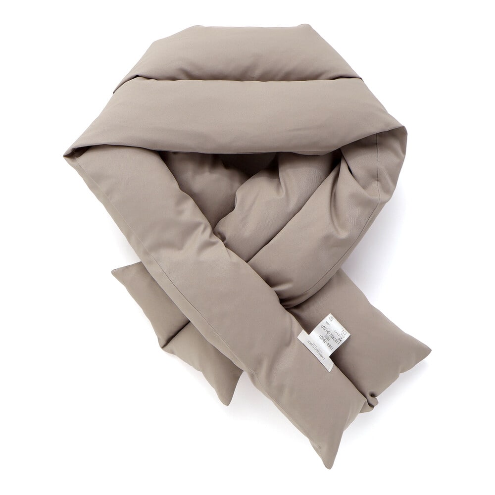 リモンタポリエステルツイルダウンマフラー大人親子お揃い ブラック ワンサイズ