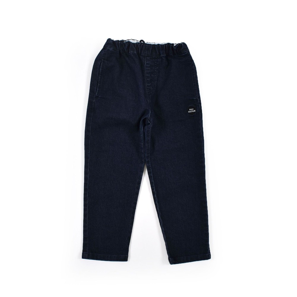 バックポケット ルーズ デニムパンツ(120~160cm) ネイビー 120cm