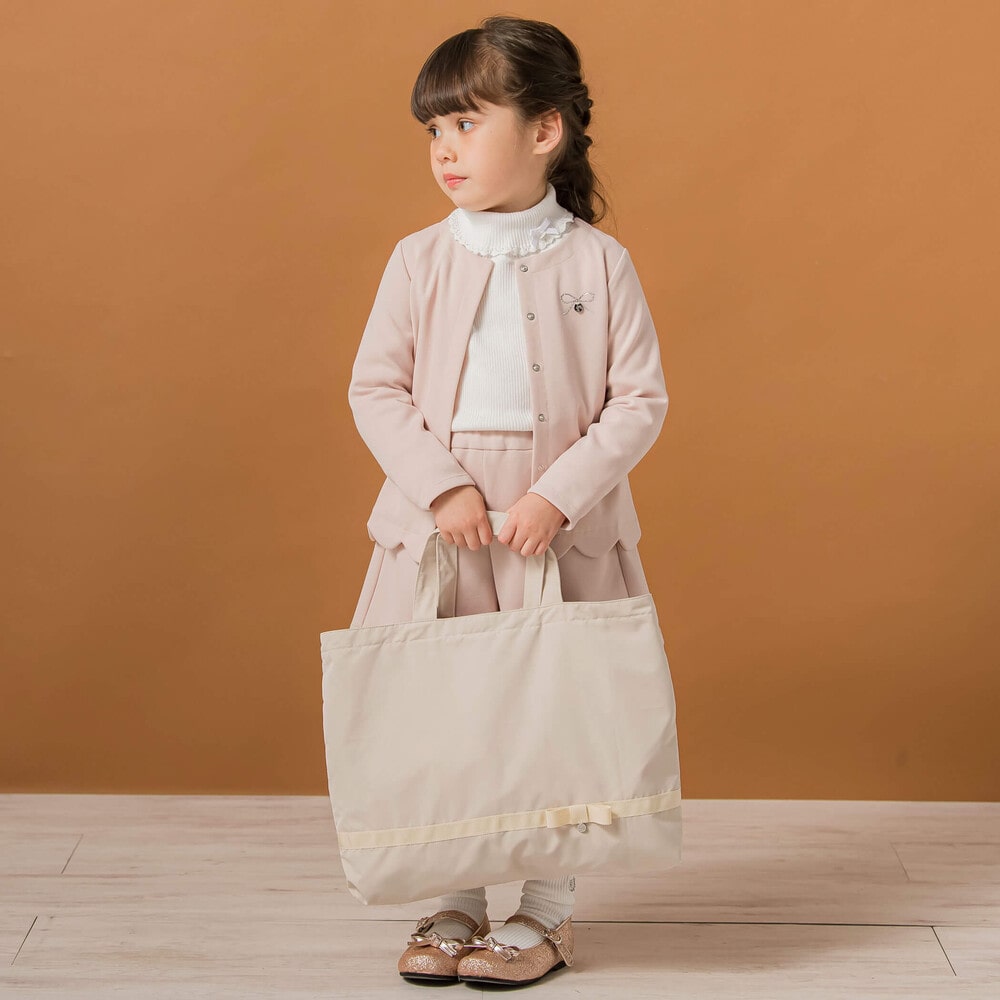 リバティタナローン裏地レッスンバッグ ネイビーxネイビー系 ワンサイズ