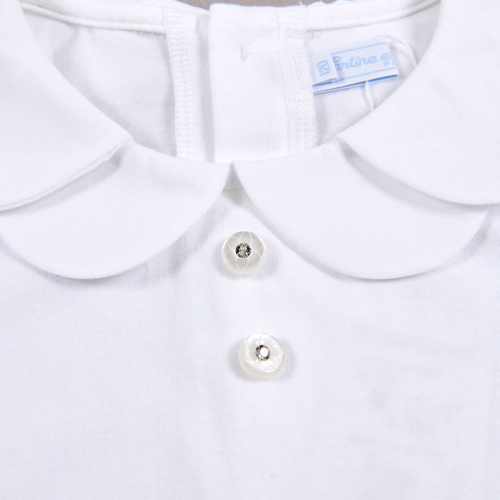 ドレープ シフォン ブラウス (110cm~130cm) ホワイト 110cm