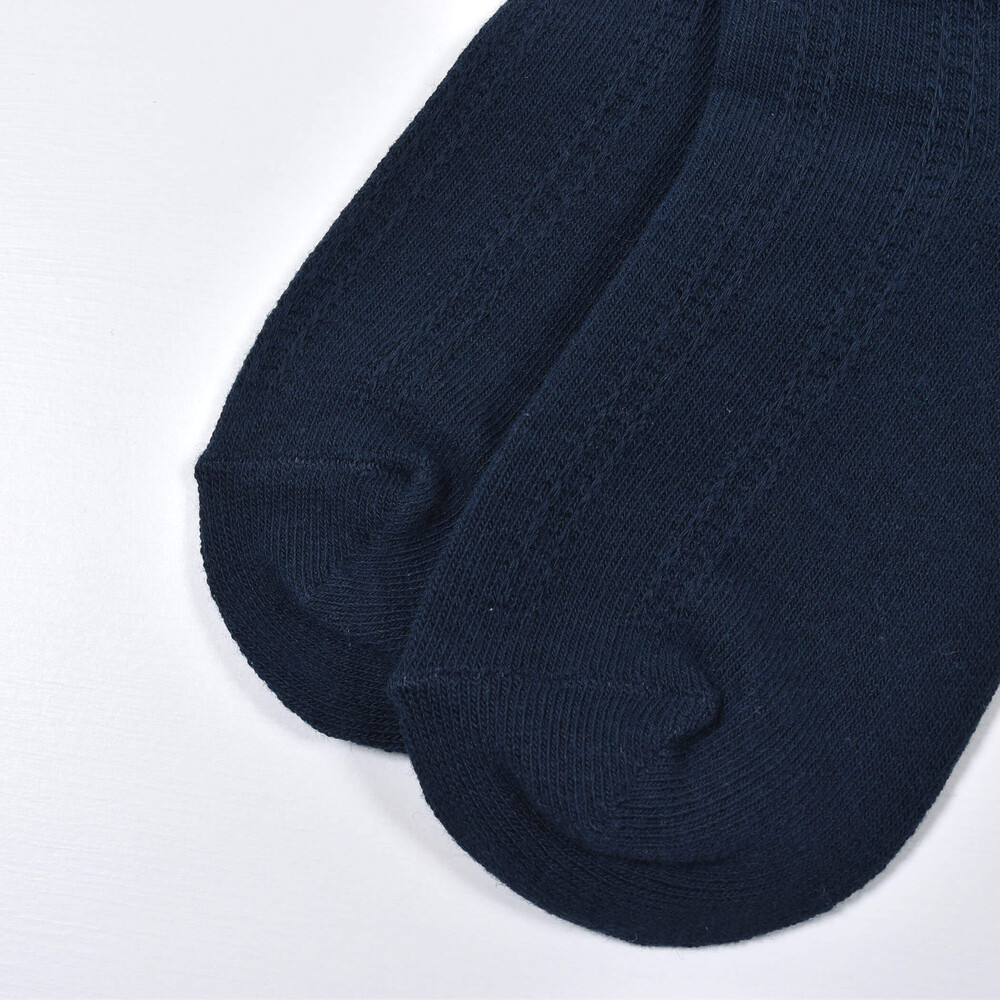 日本製 レース ハイソックス (13~21cm) オフホワイト 17-19cm