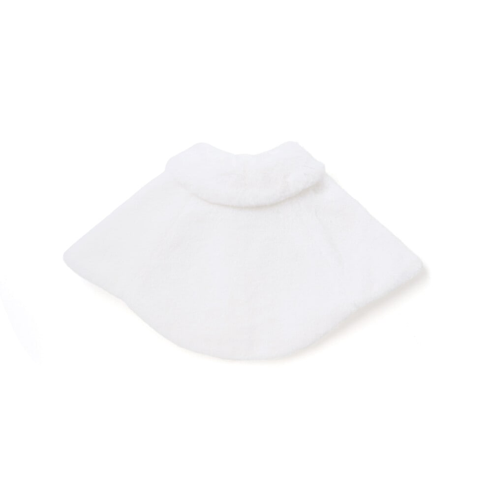 ファースカラップケープ(60~90cm) ホワイト ワンサイズ