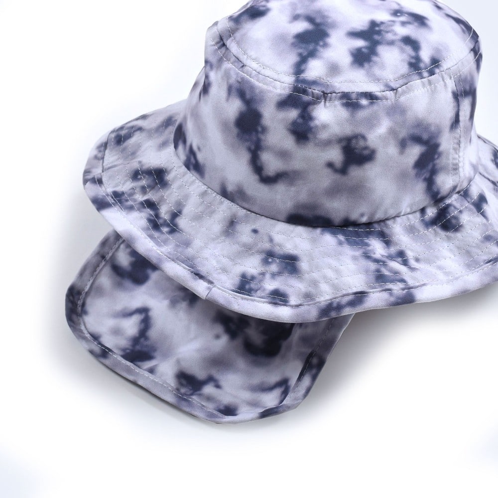 タイダイ柄 アウトドア ハット(50~54cm) ブルー M(54cm)