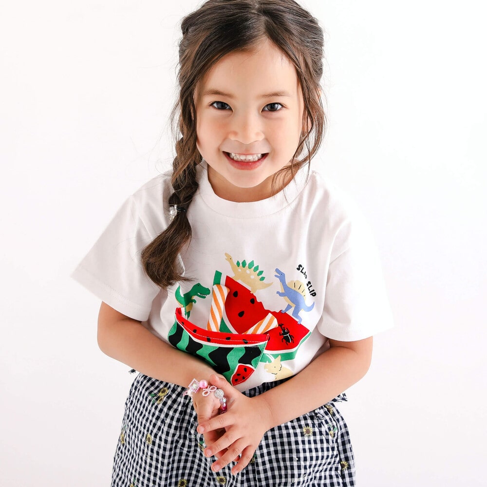のびのびストローTシャツ