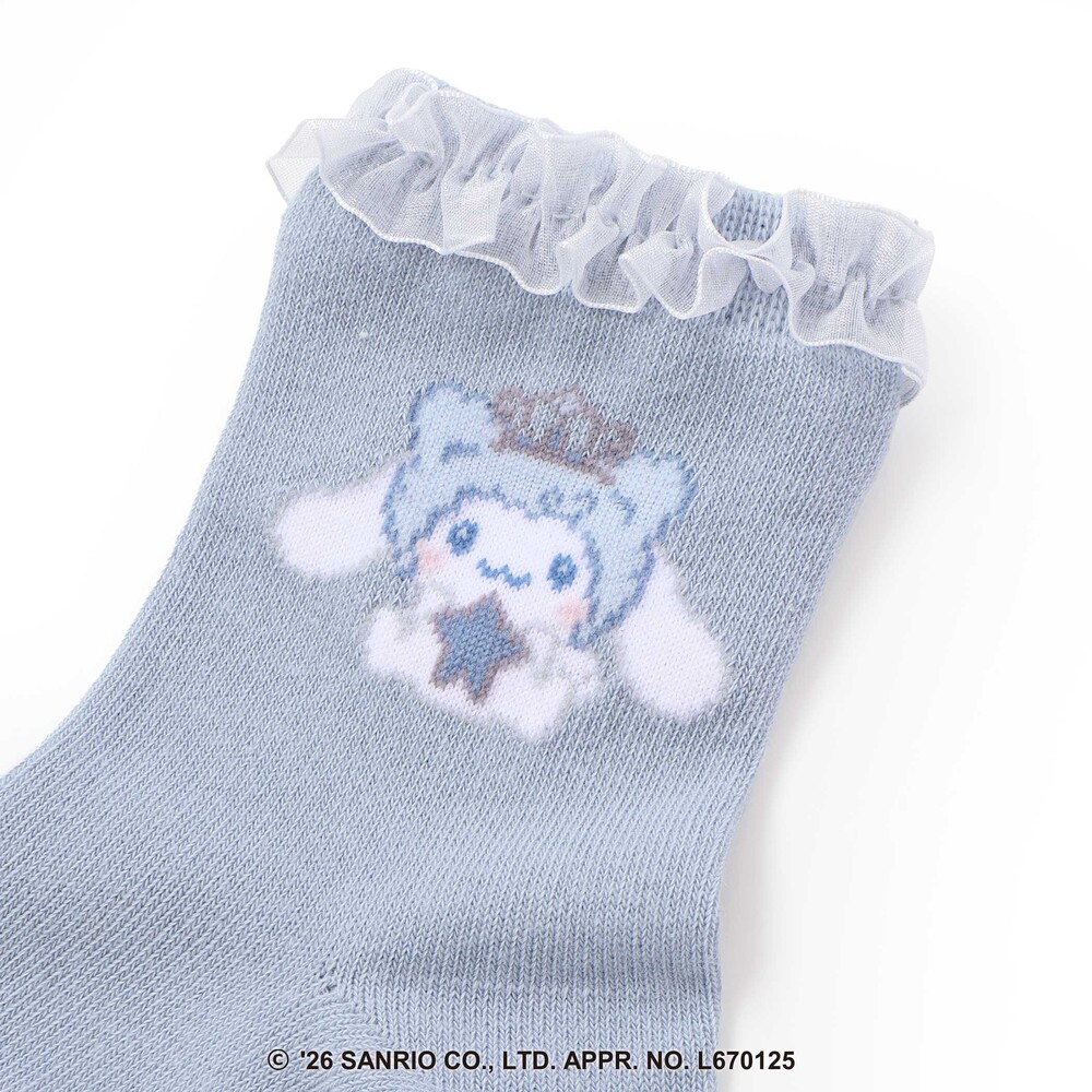 【サンリオキャラクターズxSLAPSLIP】フリル付きソックス(13~21cm) オフホワイト S(13-15cm)