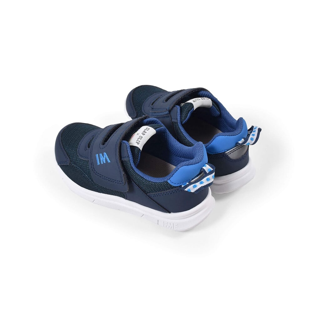 【 IFME × SLAP SLIP コラボアイテム 】 メッシュ ワンベルト スニーカー (15~19cm) ピンク 19cm