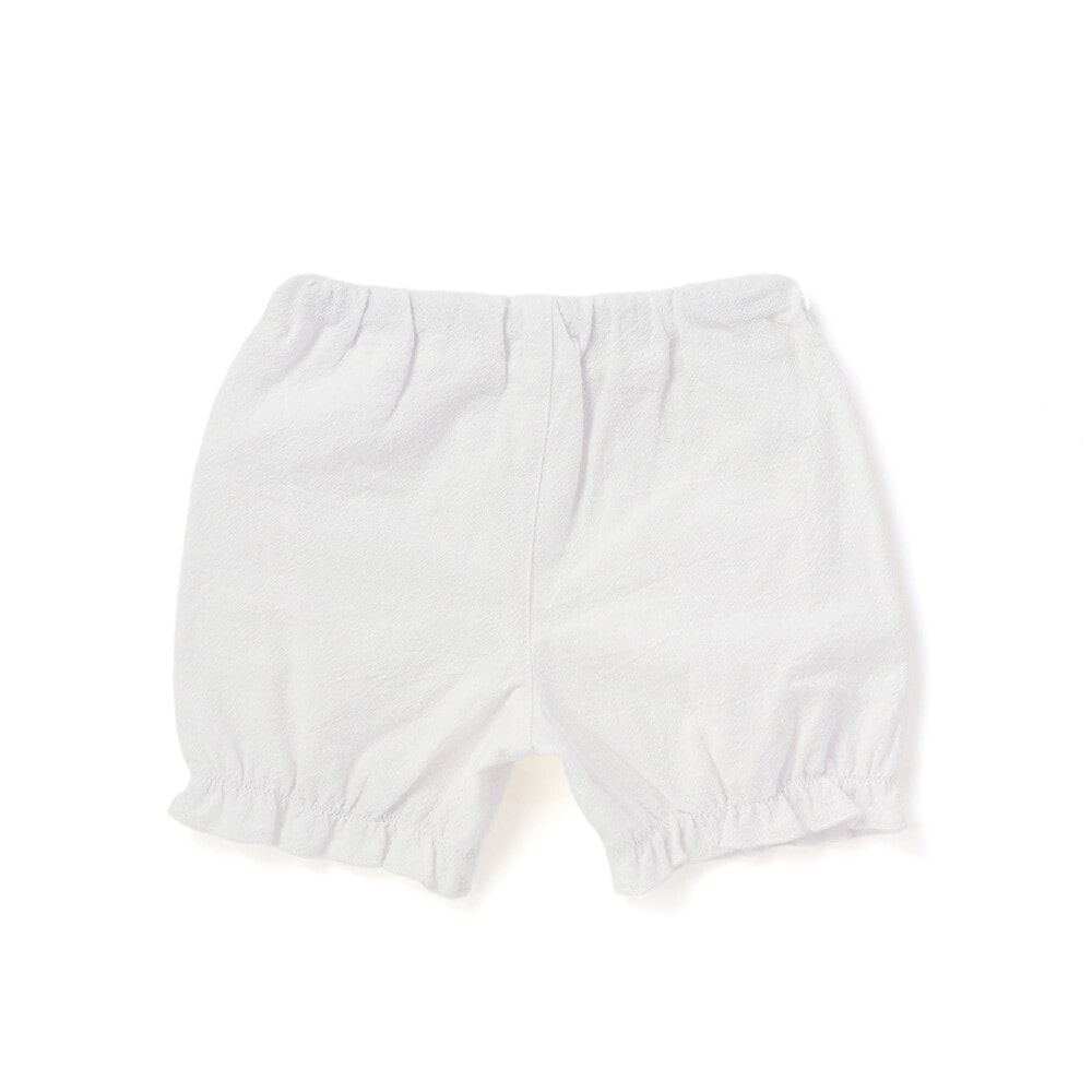 ピンタックティアードワンピースブルマ付きセットアップベビー(70~80cm) ホワイト ワンサイズ