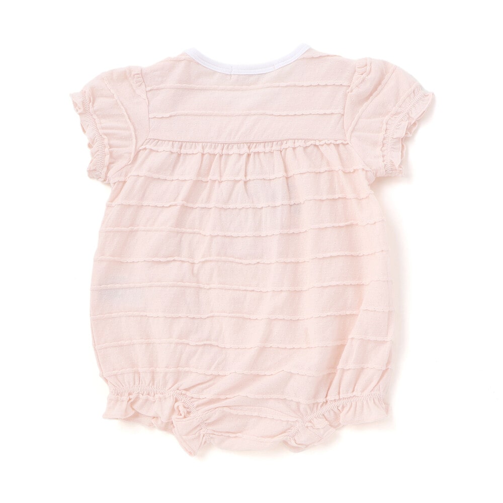 アニマルパッチレーシー天竺カバーオールベビー(70~80cm) ピンク 70cm