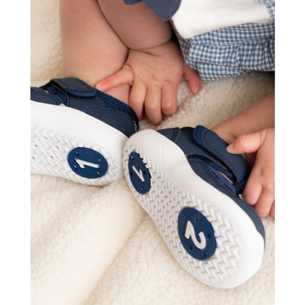 【 IFME 】【 お揃い 】 ワンポイント スター ウォーターシューズ ベビー (13~14cm) グレー 13cm