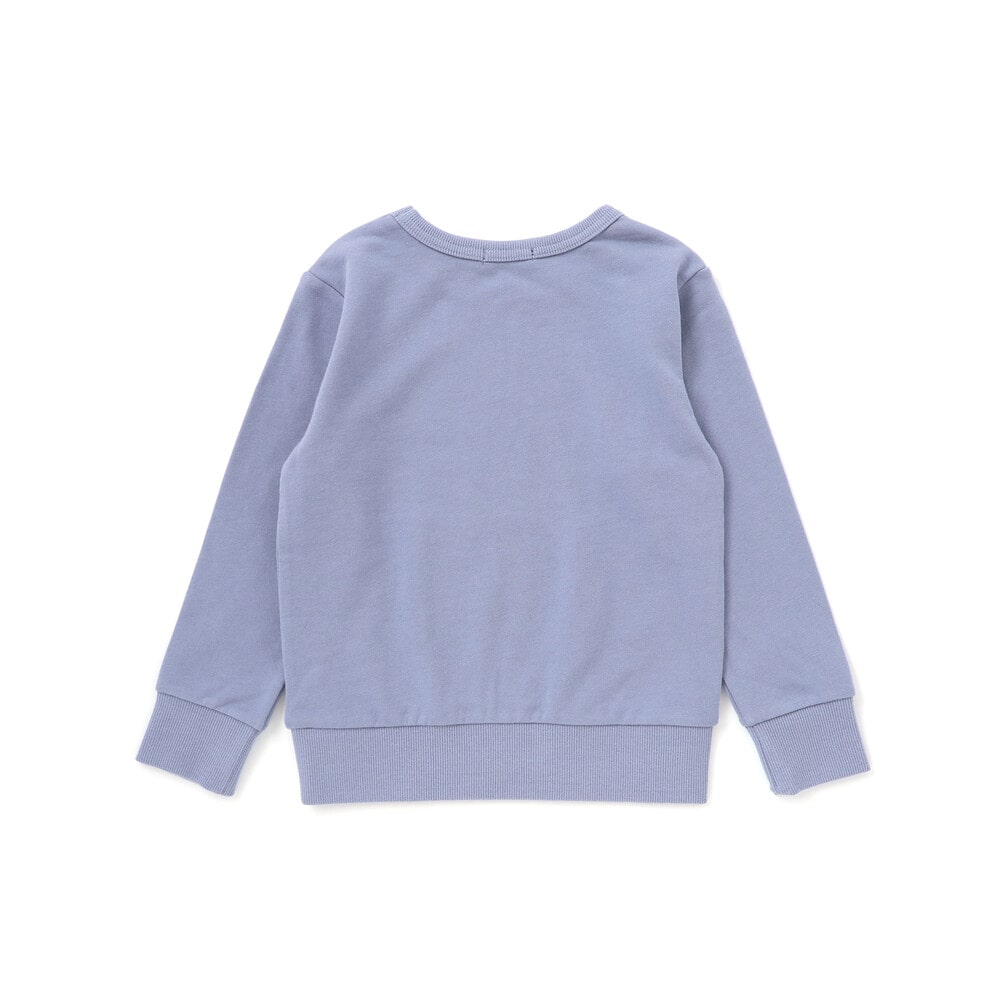 車水彩風プリントトレーナー (90~150cm) ブルー 100cm