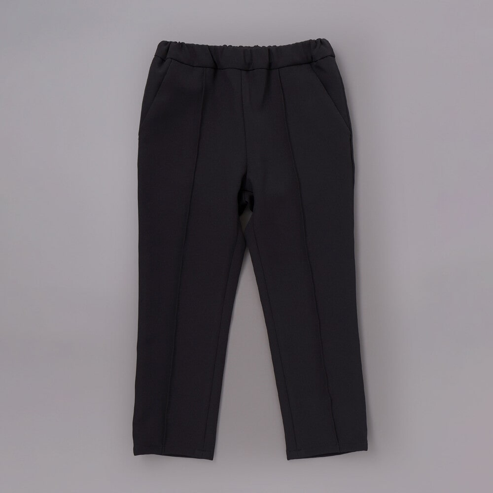 ダブルクロステーパードロングパンツ(110~160cm) ブラック 110cm