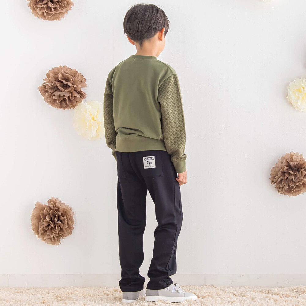 【限定商品】ポンチエンボス加工ロングパンツ(95~160cm) 【LIMITED EDITION】 グリーン 95cm