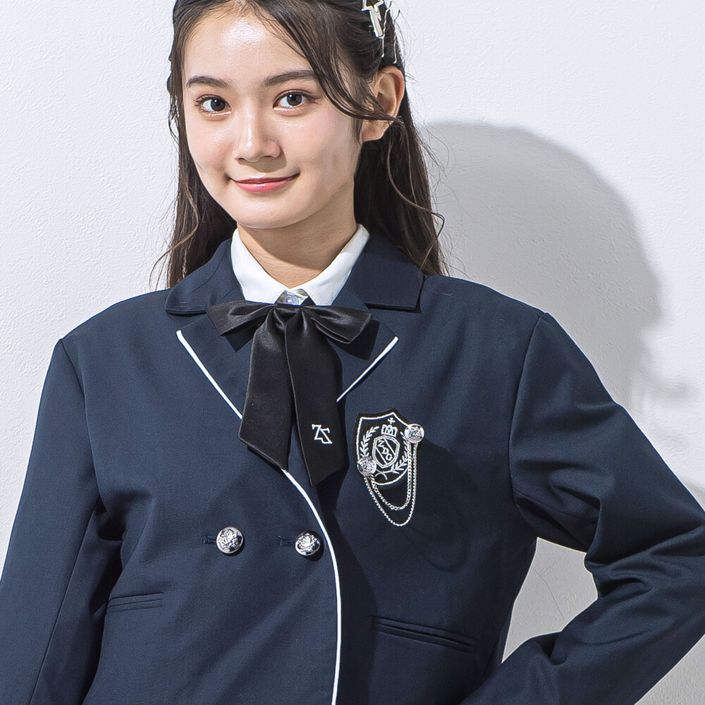 短丈ジャケット(140~160cm) ネイビー 140cm