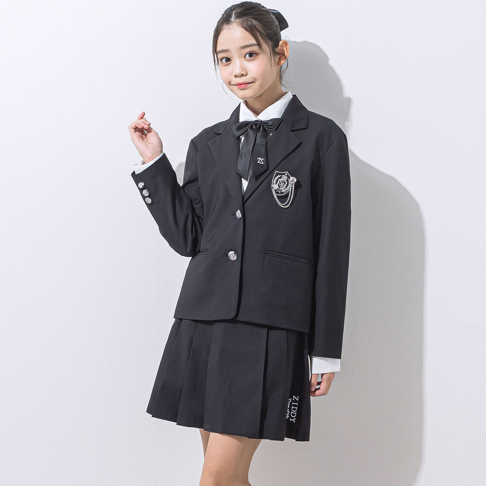 リボン付きブラウス(130~160cm) ホワイト 130cm