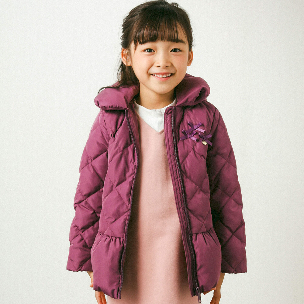 キルティングダウンコート(95~150cm)(95cm ネイビー): ジャケット/アウター【女の子・男の子の子ども服と言えば】キルティングダウンコート( 95~150cm)(95cm ネイビー): ジャケット/アウター【女の子・男の子の子ども服と言えば】-子供服べべの公式通販サイト 「BEBE MALL  ...