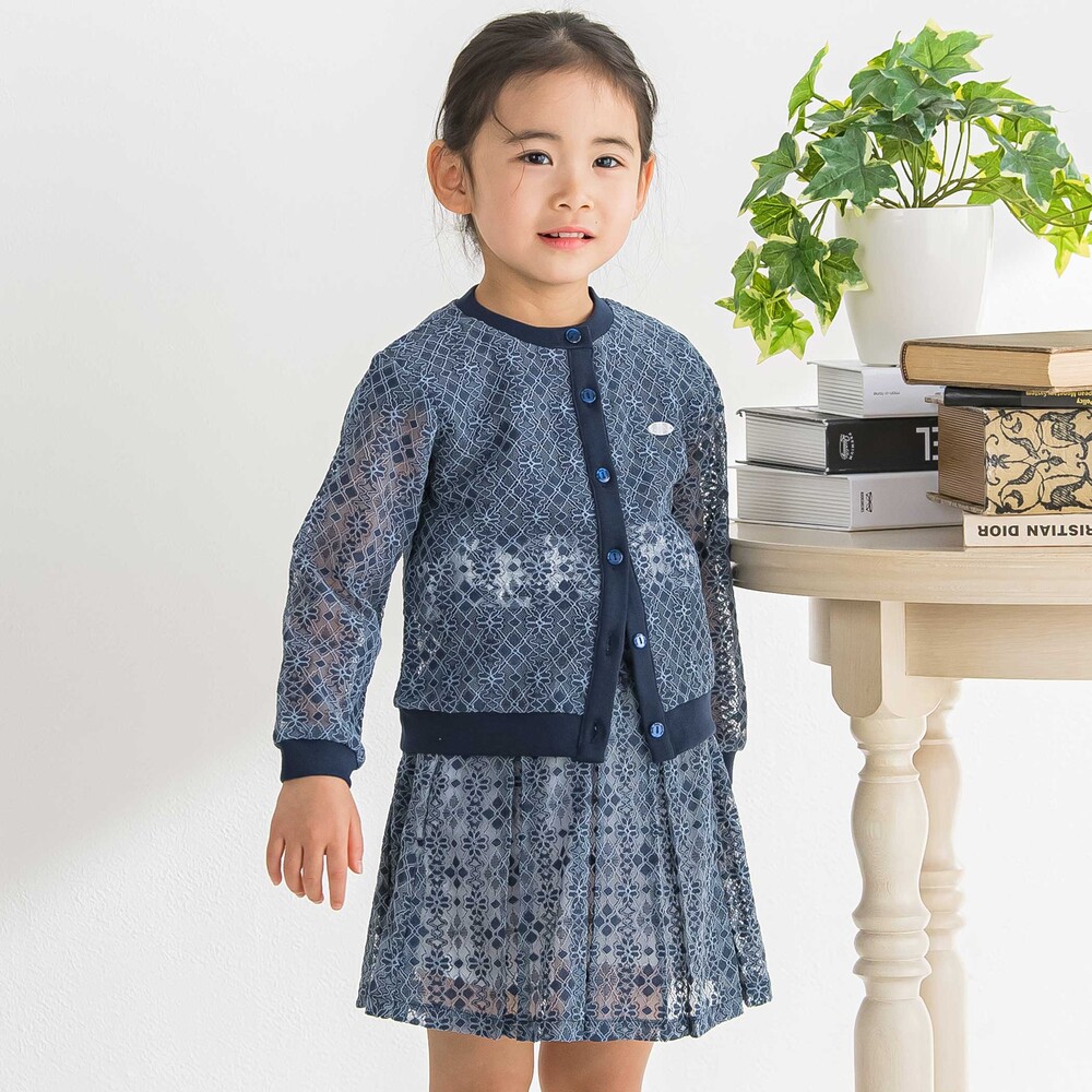 レースインナースカパン(100~150cm) ネイビー 100cm