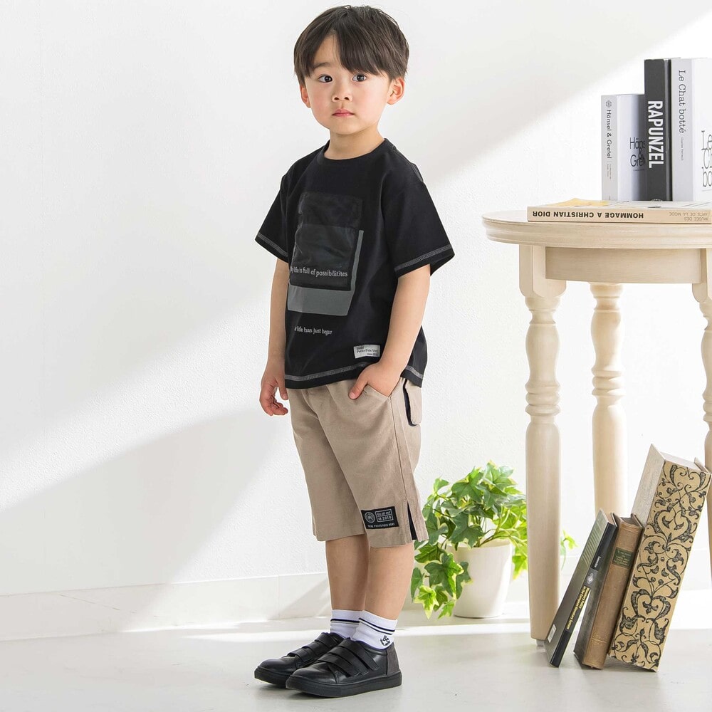 オーガンジーポイントTシャツ(95~160cm) ホワイト 160cm