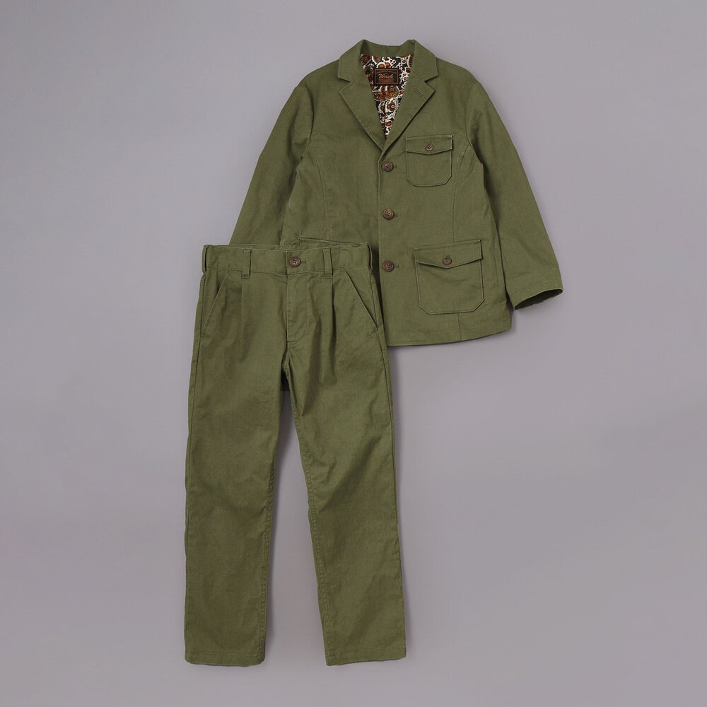 スーツジャケット&パンツセット(110~130cm) グリーン 110cm