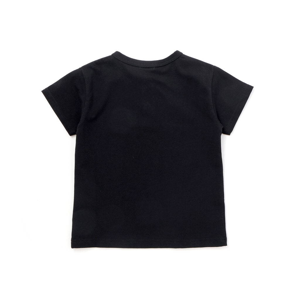 【接触冷感】ヘンリーネックTシャツ&パンツセット(110~160cm) ブラック 110cm
