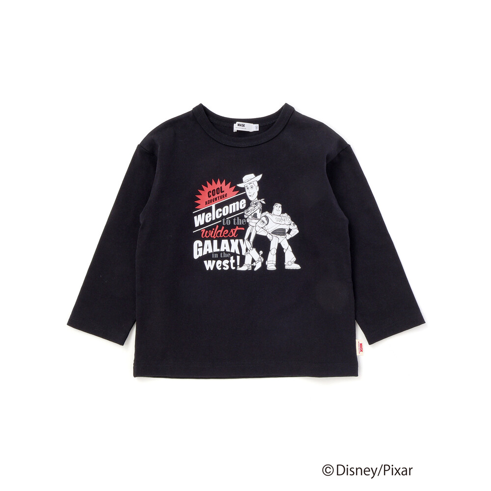 【TOY STORY】バックロゴビッグTシャツ(90~160cm) ブラック 110cm