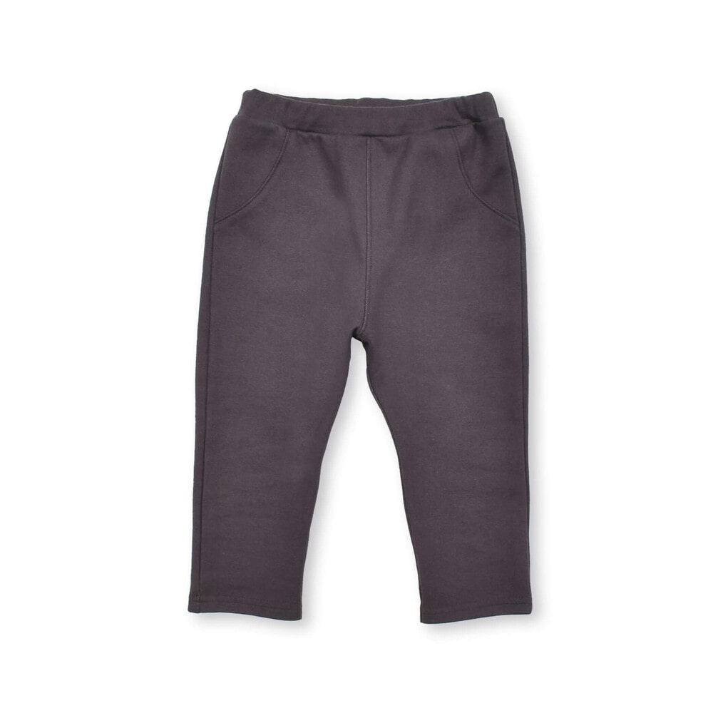 【お揃い】デニムニットロングパンツ(80~110cm) グレー 110cm