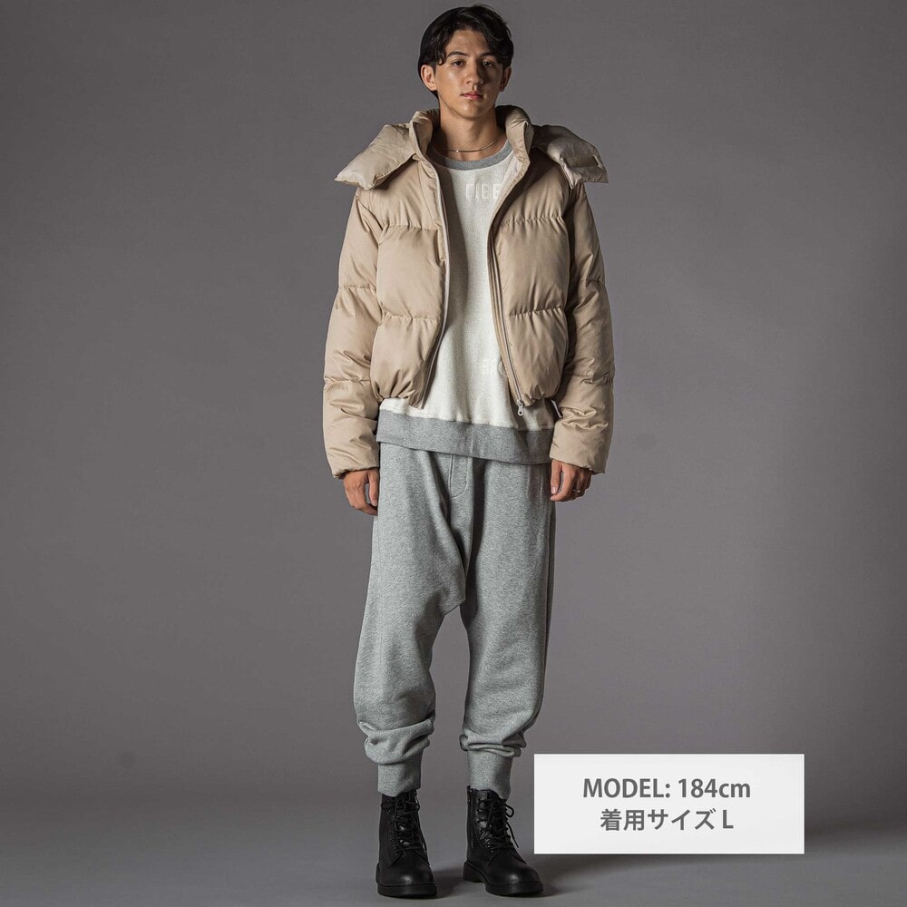 リモンタポリエステルツイルボリュームダウンジャケット大人親子お揃い(145~175cm) ブラック M(145-160cm)