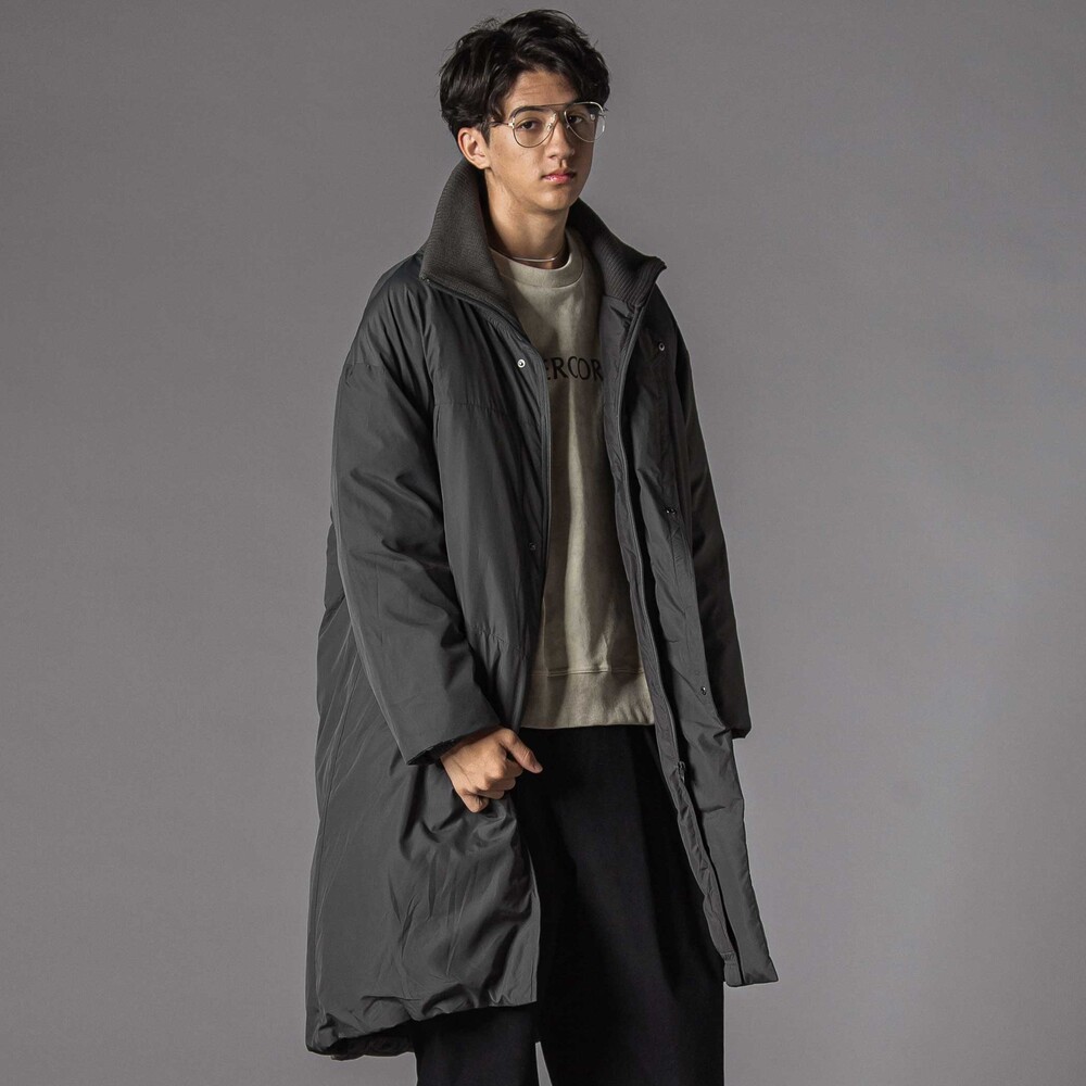 中綿タフタモンスターコート大人親子お揃い(145~175cm) グレー M(145-160cm)