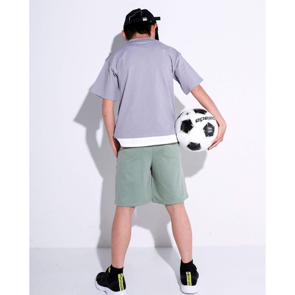 サイド ロゴ ハーフパンツ(120~160cm) ブラック 120cm