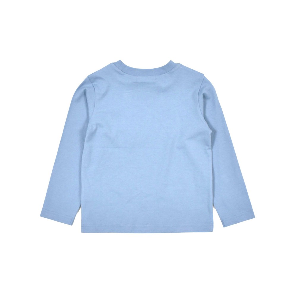 1977 アニマル プリント 長袖 Tシャツ (90~110cm) ブルー 110cm