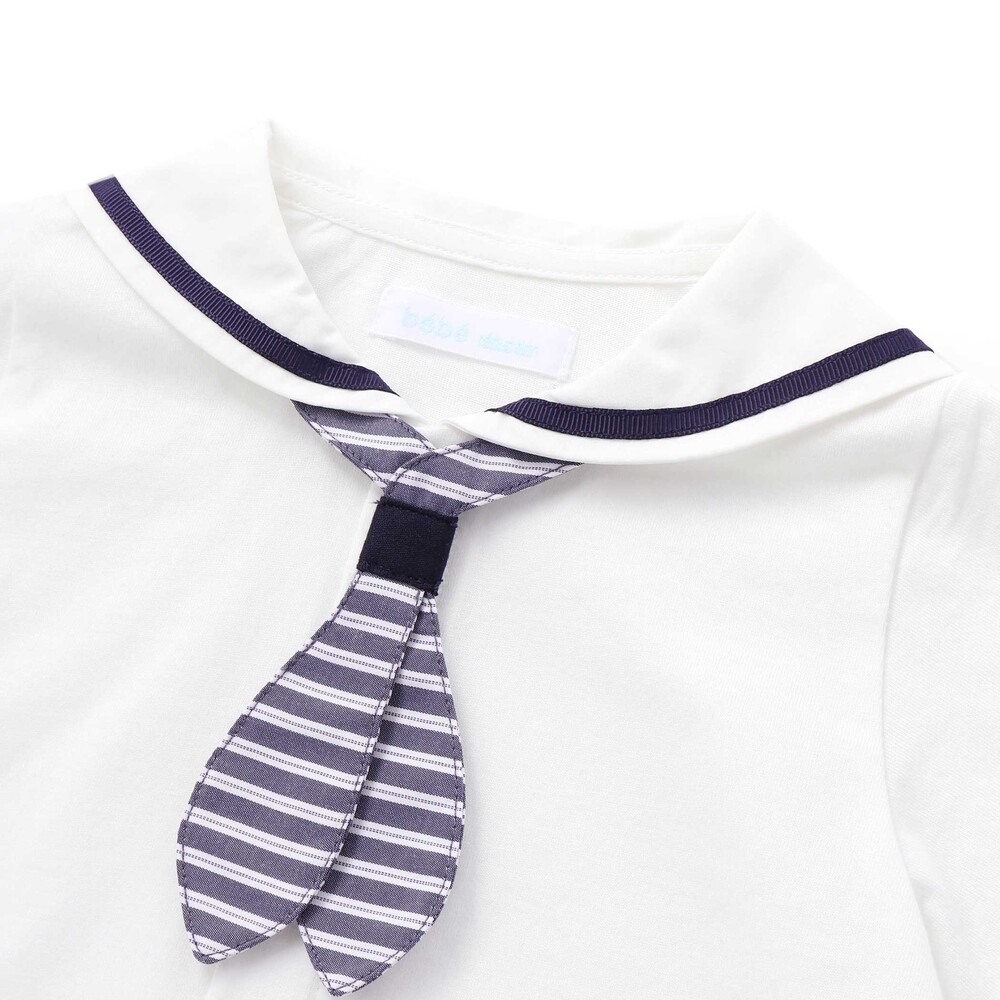 【お揃い】天竺マリンボディミニベビー(70~80cm) ネイビー系 70cm