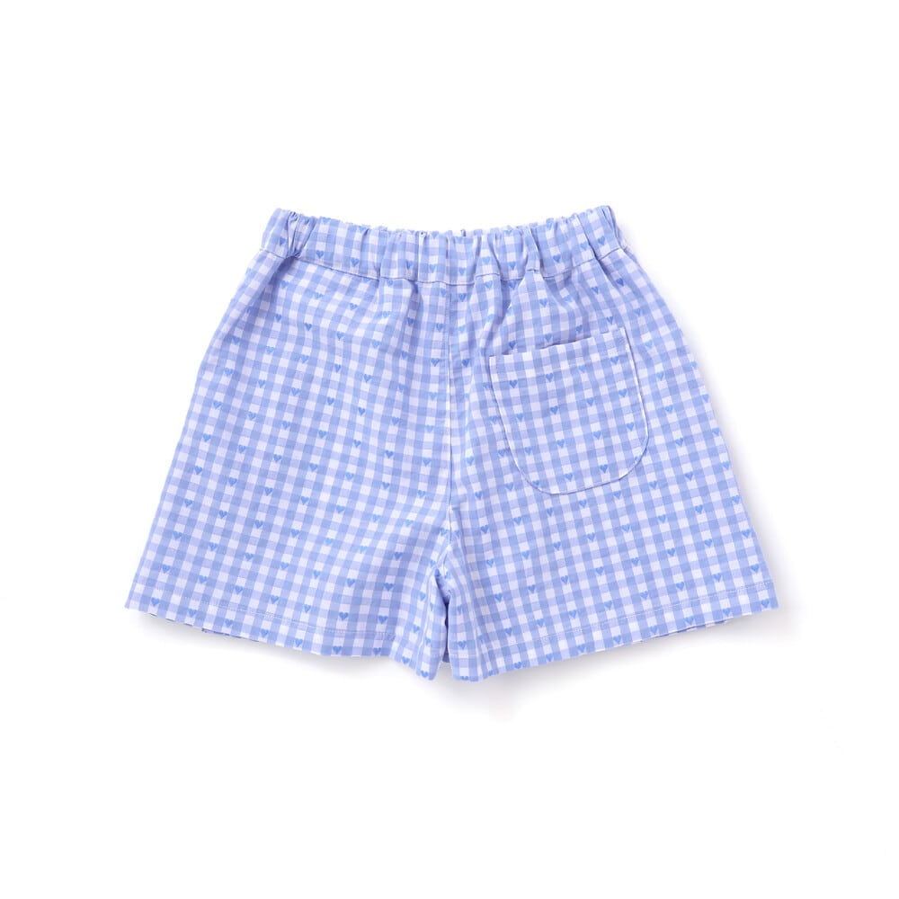 【お揃い】チェックプリーツスカパン(90~130cm) レッド系 90cm