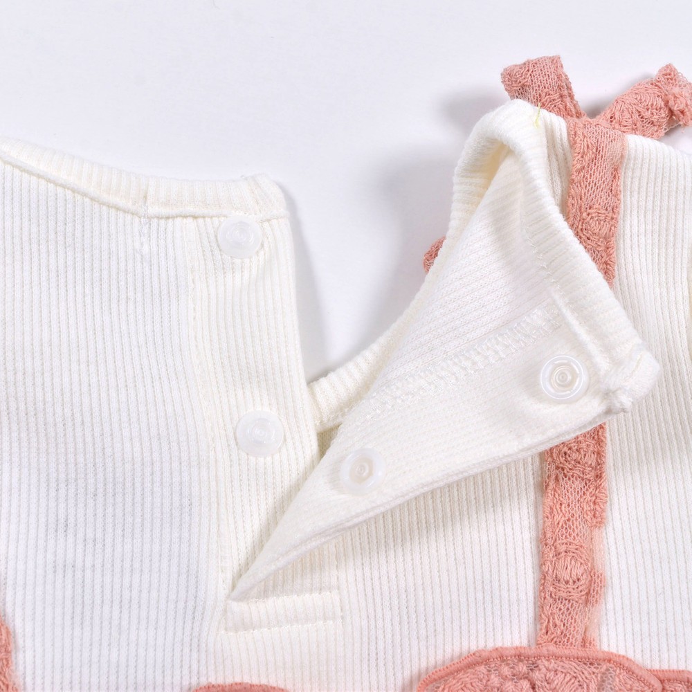 Bebe べべ Bebe Mall Official Online Storeフラワー 花柄 チュール ドッキング ロンパース 70 80cm 70cm オフホワイト 新生児 ベビー ベベ モール オフィシャルオンラインストア